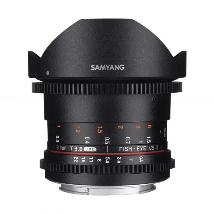 Obiettivo Samyang 8mm T3.8 Asph IF MC Fisheye CS II x Nikon