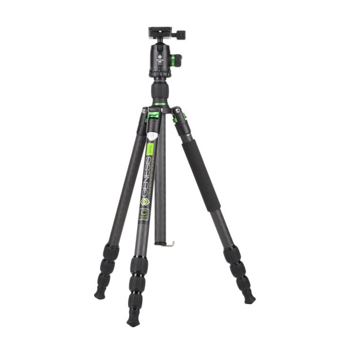 Genesis Base C1 Kit treppiede in fibra di carbonio verde con BH-34 testa a sfera