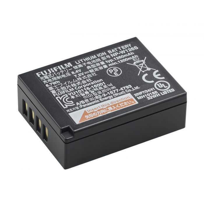 Fujifilm Fuji NP-W126S Batteria Originale per X-T3 X-T30 X-T2 X-T1 X-Pro1 X-Pro2 X-Pro3