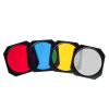 Quadralite Barndoor Kit alette + filtri colorati + griglia