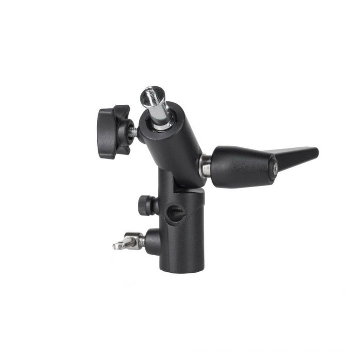 Quadralite M-11 Snodo portalampade per flash da slitta e ombrello