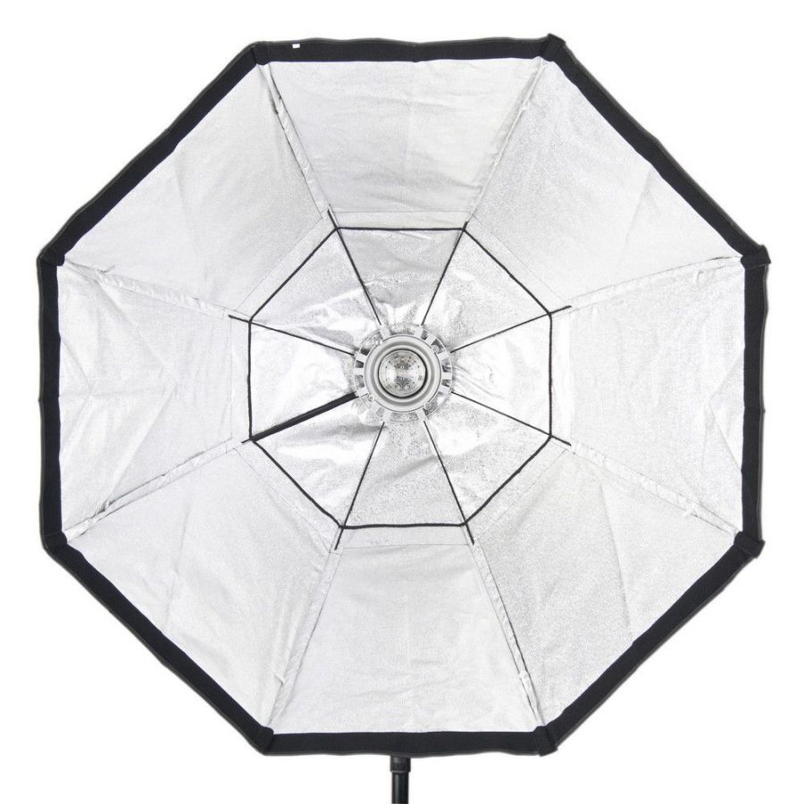 Weeylite Softbox Ottagonale 65cm Con Attacco Bowens, Diffusori Interno/Esterno E Borsa, Per Flash Da Studio