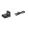 Quadralite Stroboss VC-18 charger caricabatterie per Stroboss batteria flash