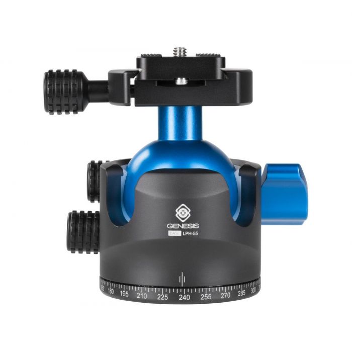 Genesis Base LPH-55 Testa a sfera basso profilo per treppiedi