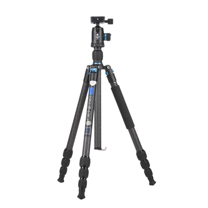 Genesis Base C1 Kit treppiede in fibra di carbonio blue con BH-34 testa a sfera