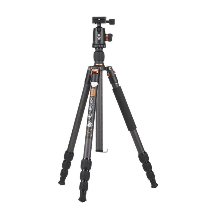 Genesis Base C1 Kit treppiede in fibra di carbonio arancione con BH-34 testa a sfera