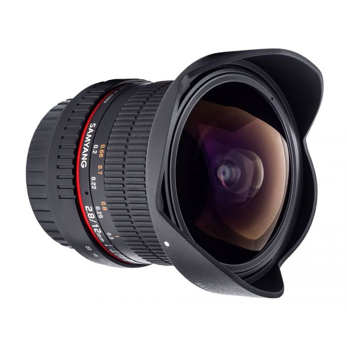 Obiettivo Samyang 12mm F2.8 Fish-eye per Micro Quattro Terzi