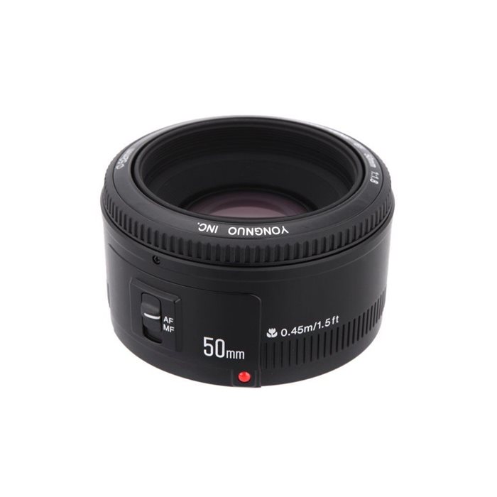 Obiettivo Yongnuo 50mm f/1.8 zoom fisso per Canon YN50mm F1.8C