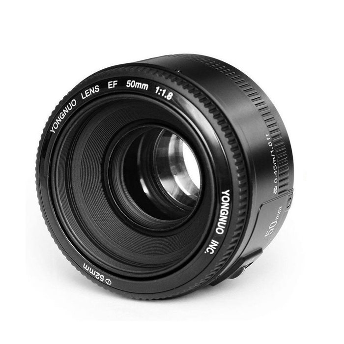 Obiettivo Yongnuo 50mm f/1.8 zoom fisso per Nikon YN50mm F1.8N
