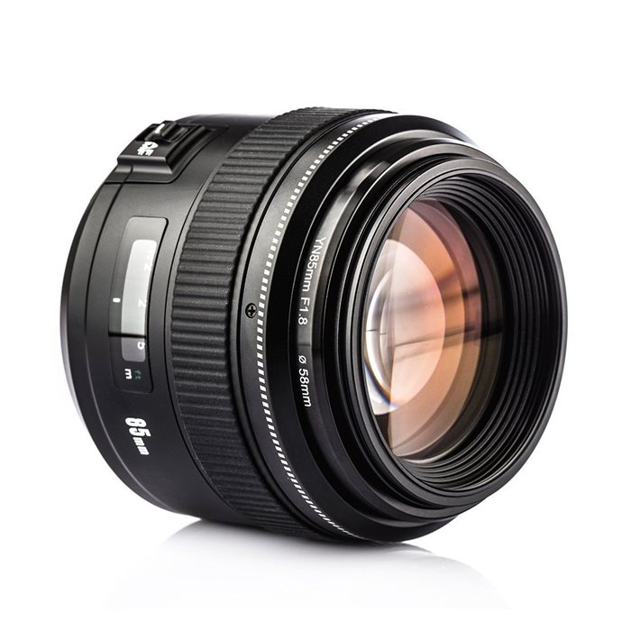 Obiettivo Yongnuo 85mm f/1.8 zoom fisso per Canon YN85mm F1.8C