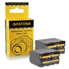 Yongnuo YN750C caricatore rapido doppio per batteria Sony e Fari LED + 2 Patona NP-970