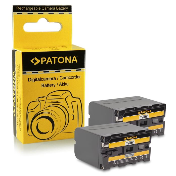 Patona Doppia Batteria Sony NP-F970 NP-F960 F970 F960