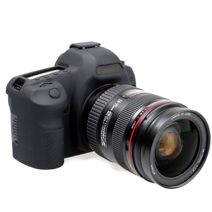 Custodia Protettiva in silicone per Canon 5D mark 2 EasyCover Nera