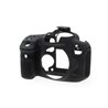 Custodia protettiva EasyCover in silicone morbido per Canon 7D Mark II Nero