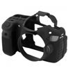 Custodia protezione EasyCover in silicone morbido camera case per Canon 60D Nero