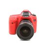 Custodia protettiva in silicone morbido EasyCover camera case per Canon 70D Rosso