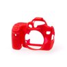 Custodia protettiva in silicone morbido EasyCover camera case per Canon 70D Rosso