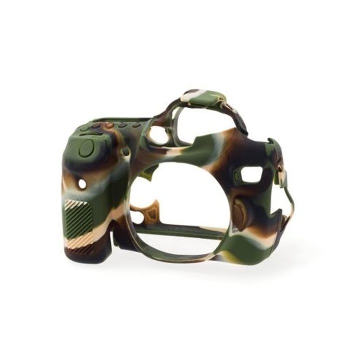 Camera case protezione in silicone morbido EasyCover custodia per Canon 70D Camouflage