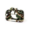 Camera case protezione in silicone morbido EasyCover custodia per Canon 70D Camouflage