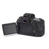Custodia in silicone morbido EasyCover camera case protezione per Canon 80D Nero