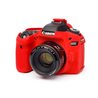 Custodia EasyCover camera case in silicone morbido protezione per Canon 80D Rosso
