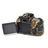Custodia morbida in silicone EasyCover camera case protettivo per Canon 80D Camouflage