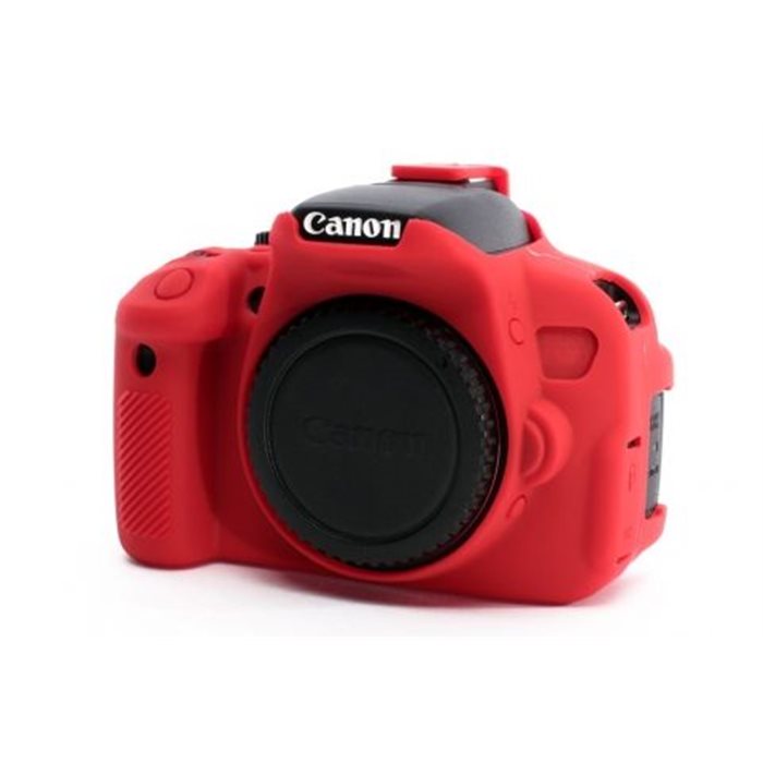 Camera case protezione EasyCover custodia in silicone morbido per Canon 650D 700D Rosso