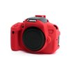 Camera case protezione EasyCover custodia in silicone morbido per Canon 650D 700D Rosso