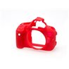 Camera case protezione EasyCover custodia in silicone morbido per Canon 650D 700D Rosso