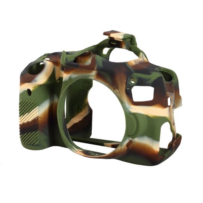 Camera case protettivo EasyCover custodia morbida in silicone per Canon 650D 700D Camouflage