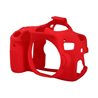 Custodia protezione EasyCover camera case in silicone morbido per Canon 750D Rosso