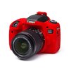 Protezione in silicone morbido EasyCover custodia camera case per Canon 760D Rosso