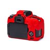 Protezione in silicone morbido EasyCover custodia camera case per Canon 760D Rosso