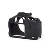 Custodia soft in silicone morbido EasyCover camera case per Canon 1300D Nero