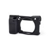 Custodia morbida in silicone EasyCover camera case per Sony A6000 A6300 Nero