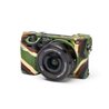 Camera case in silicone morbido EasyCover custodia per Sony A6000 A6300 Camouflage