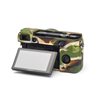 Camera case in silicone morbido EasyCover custodia per Sony A6000 A6300 Camouflage