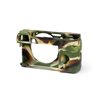 Camera case in silicone morbido EasyCover custodia per Sony A6000 A6300 Camouflage