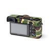 EasyCover custodia soft camera case in silicone morbido per Sony A6500 Camouflage