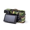 EasyCover custodia soft camera case in silicone morbido per Sony A6500 Camouflage