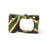 EasyCover custodia soft camera case in silicone morbido per Sony A6500 Camouflage
