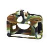 EasyCover camera case custodia protettiva in silicone morbido per Nikon D500 Camouflage
