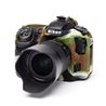 EasyCover camera case custodia protettiva in silicone morbido per Nikon D500 Camouflage