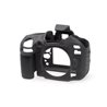 Camera case EasyCover custodia soft protettiva in silicone morbido per Nikon D600 D610 Nero