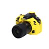 Custodia soft protezione EasyCover camera case in silicone morbido per Nikon D600 D610 Giallo