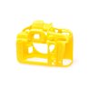 Custodia soft protezione EasyCover camera case in silicone morbido per Nikon D600 D610 Giallo