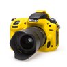 Protezione custodia EasyCover soft camera case in silicone morbido per Nikon D750 Giallo
