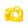 Custodia soft protezione in silicone EasyCover camera case morbido per Nikon D800 D800E Giallo