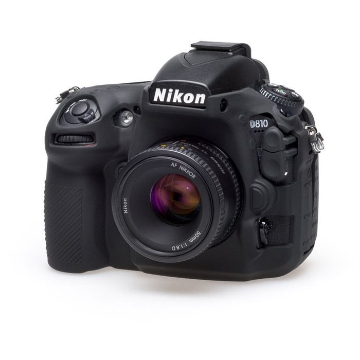 Camera case in silicone EasyCover custodia morbida protezione per Nikon D810 Nero