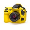 Soft camera case EasyCover custodia morbida in silicone protezione per Nikon D810 Giallo